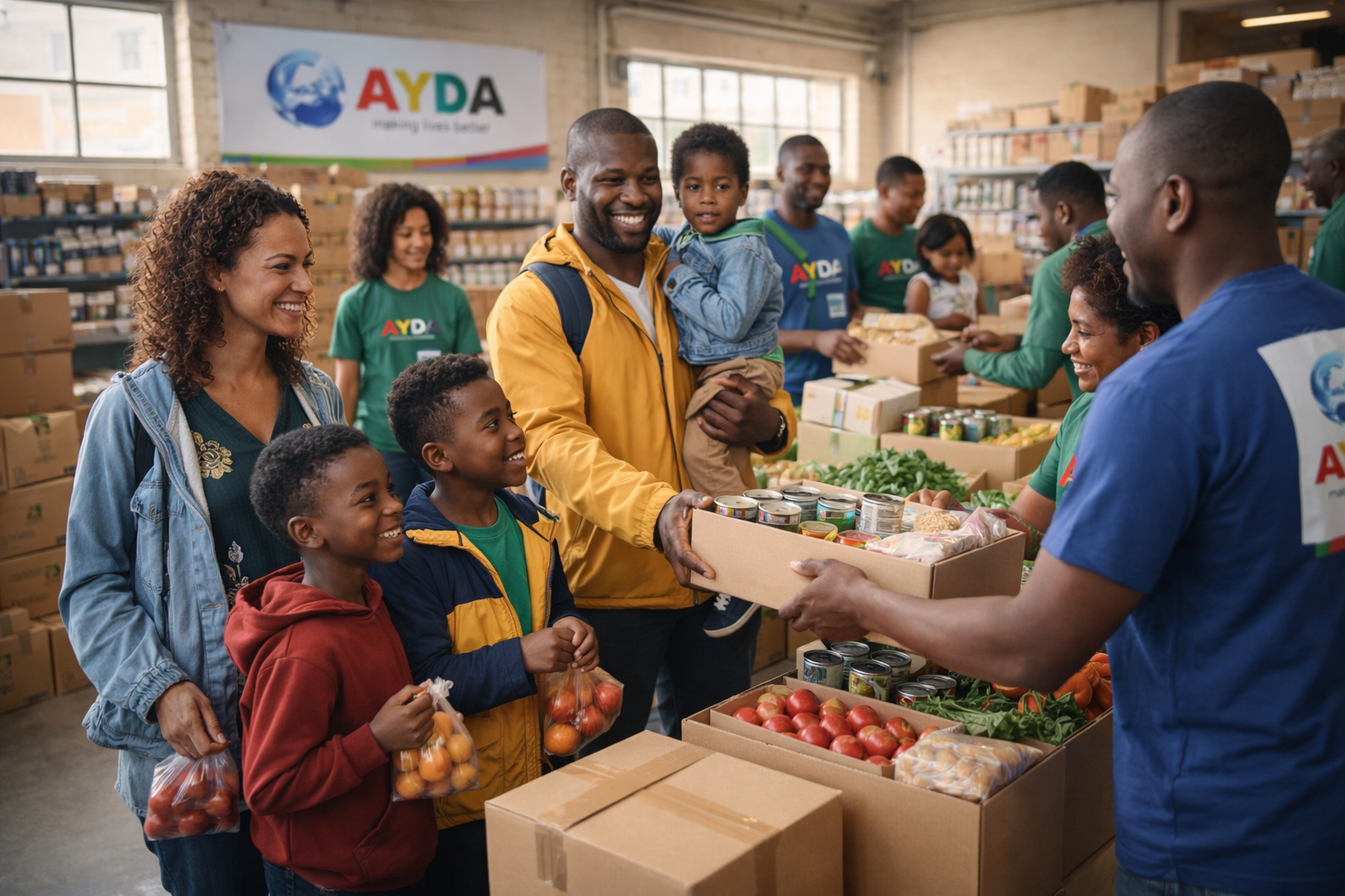 AYDA Centre Food bank